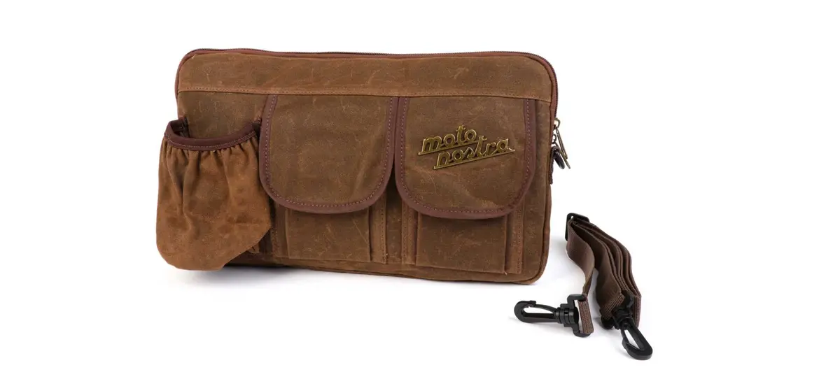 Bag For Luggage Compartment Moto Nostra Brown | Vespa 125/150/200/ Pk/Px/Tx/ Gts/P 1