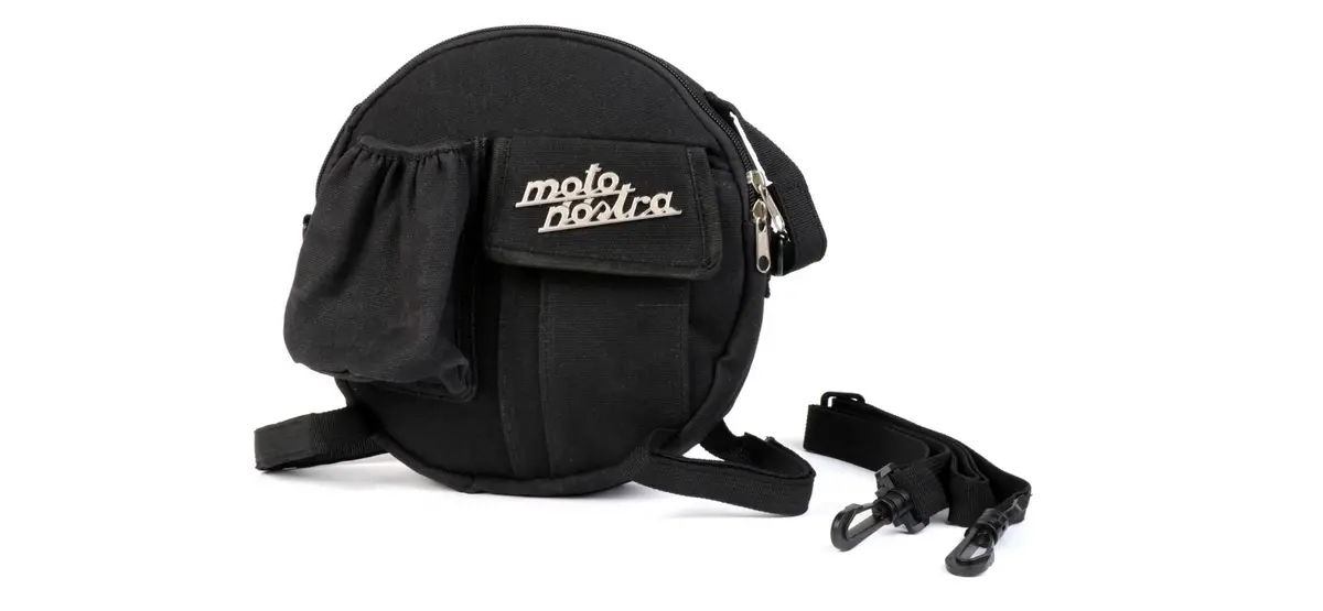 Bag For Spare Wheel Moto Nostra Black | Vespa 50/75/90/ 125/150 1