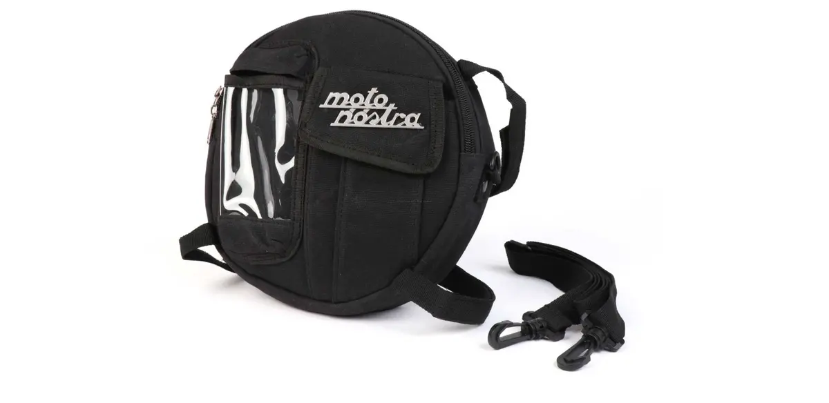 Bag For Spare Wheel Moto Nostra Black | Vespa 50/75/90/ 125/150 1