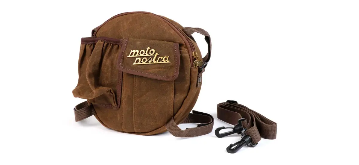 Bag For Spare Wheel Moto Nostra Brown | Vespa 50/75/90/ 125/150 1