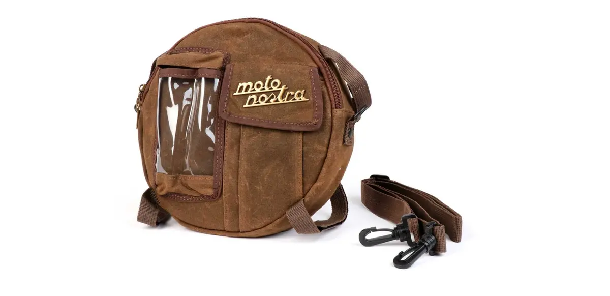 Bag For Spare Wheel Moto Nostra Brown | Vespa 50/75/90/ 125/150 1