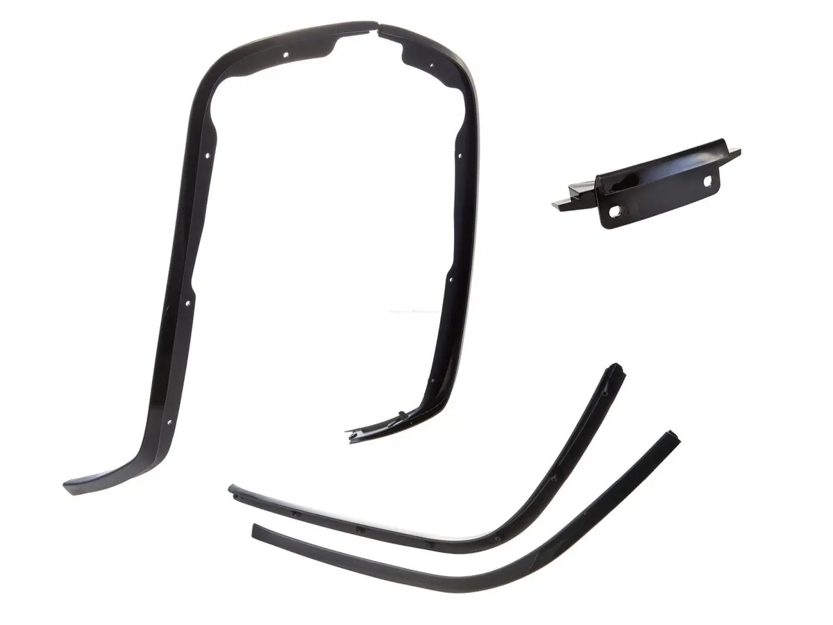 Beading Legshield + Floor Board Complete Gloss/Matt Black | Vespa Primavera/Sprint 50-150Cc 1