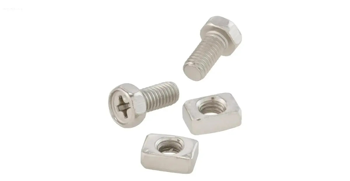 Screw / Bolt Kit Battery Terminal M6x12 Mm, Cross Recess, Square, Sip 1