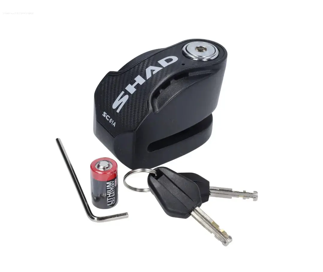 Brake Disc Lock Black Shad With Alarm 1