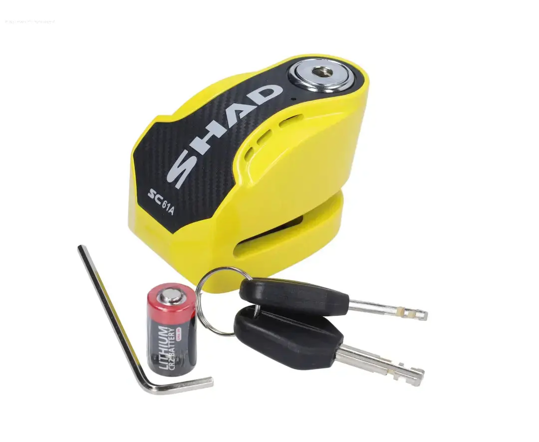 Brake Disc Lock Yellow Shad With Alarm 1