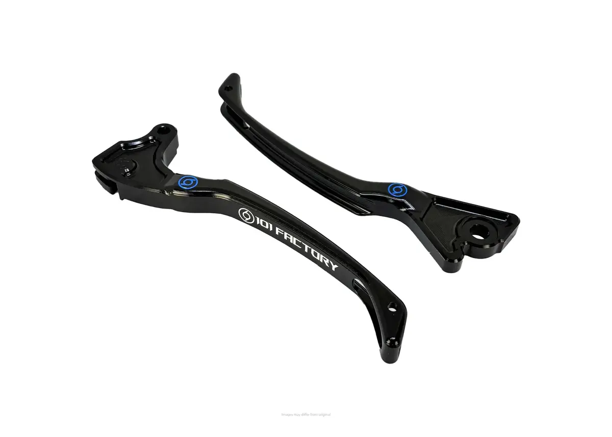 Brake Lever Set Cnc 1O1 Factory Black | Vespa Lx/Lxv/S/Primavera/Sprint 50-150Cc 1
