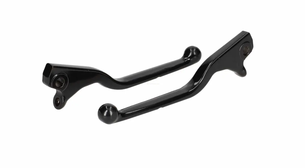 Brake Levers Fp Parts Gloss Black | Vespa Gts Hpe 125-300Cc ('23-) 1