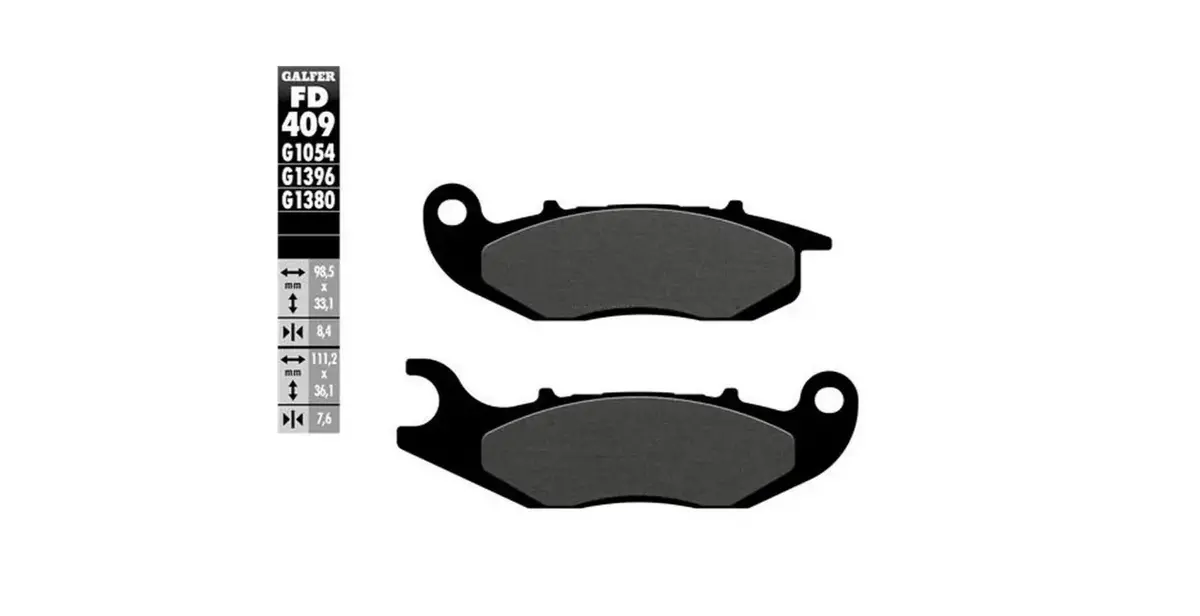 Brake Pads Galfer S74 Sport Front | Vespa Gts/Gts Super 125/300Cc (2023-) | Piaggio Liberty/Medley 50-150Cc 1