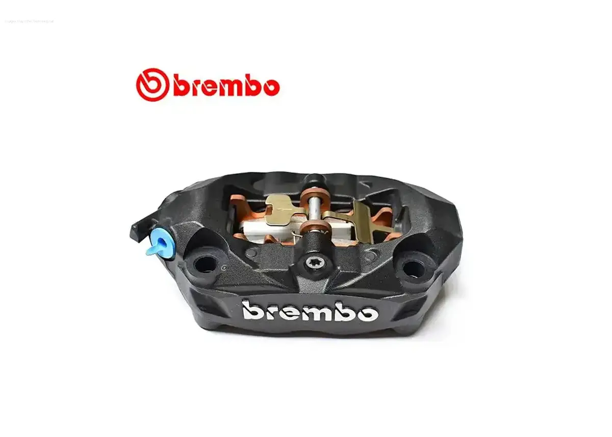 Brembo Caliper M4 Monoblock 100Mm Black | Vespa Sprint/ Primavera/ Gts Models 50-300Cc 1