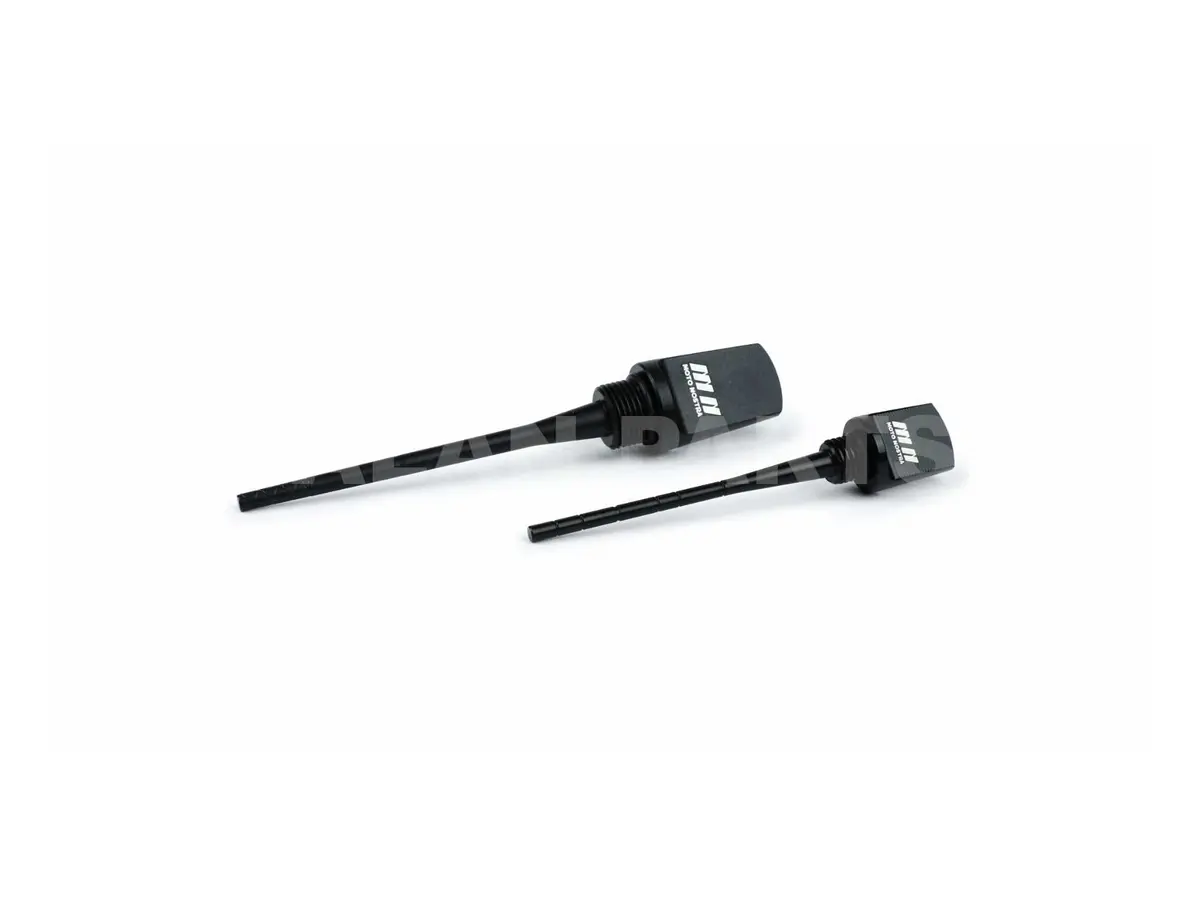 Cnc Dipstick Set Engine + Gearbox Oil Moto Nostra Matt Black | Vespa Gts Hpe/Gts Super/Gts Super Sport 125-300Cc 1