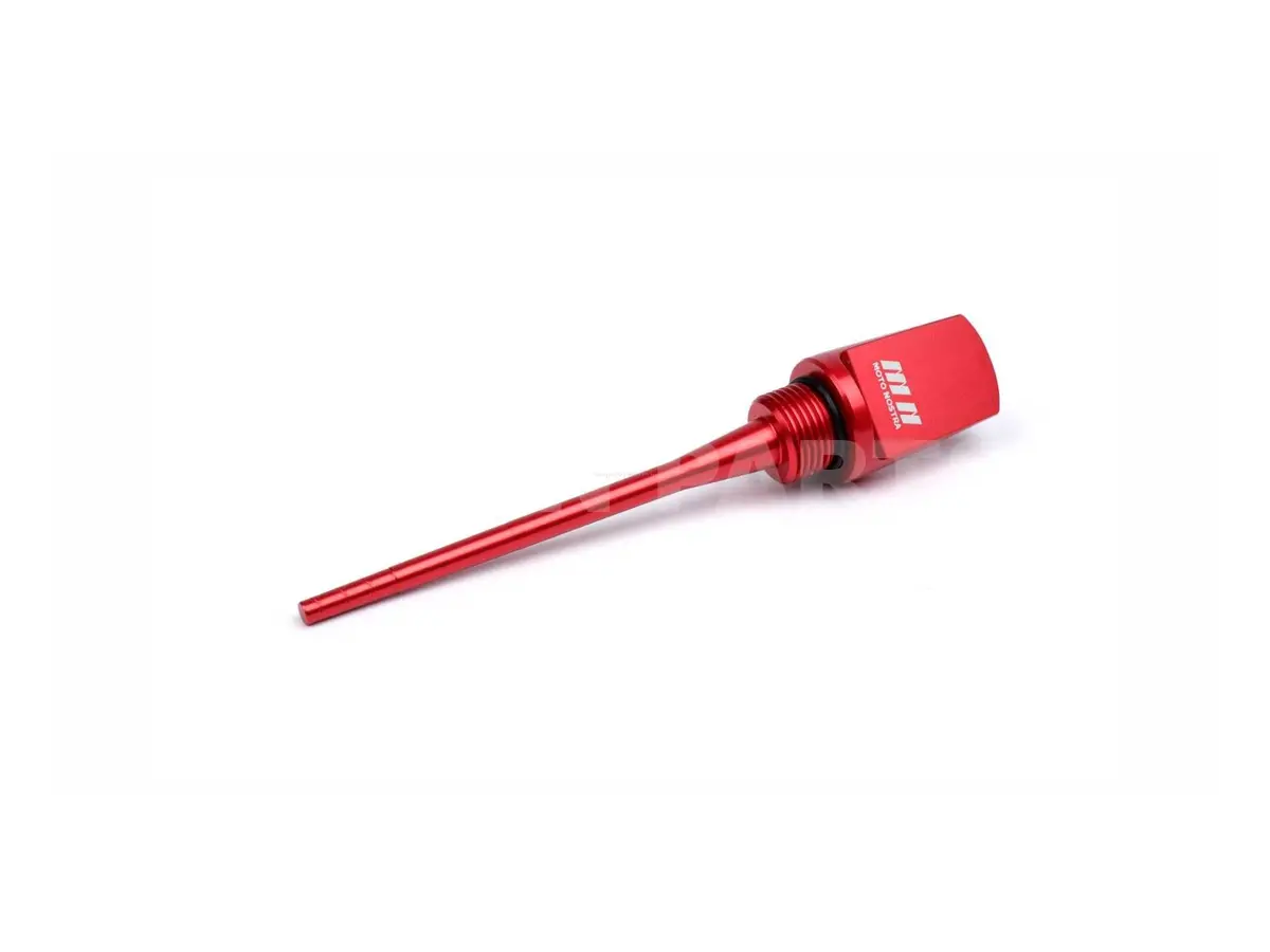 Cnc Oil Dipstick Filler-Plug Moto Nostra Red | Vespa Gts Hpe/ Gts Super Sport/Gtv 125-300Cc 1