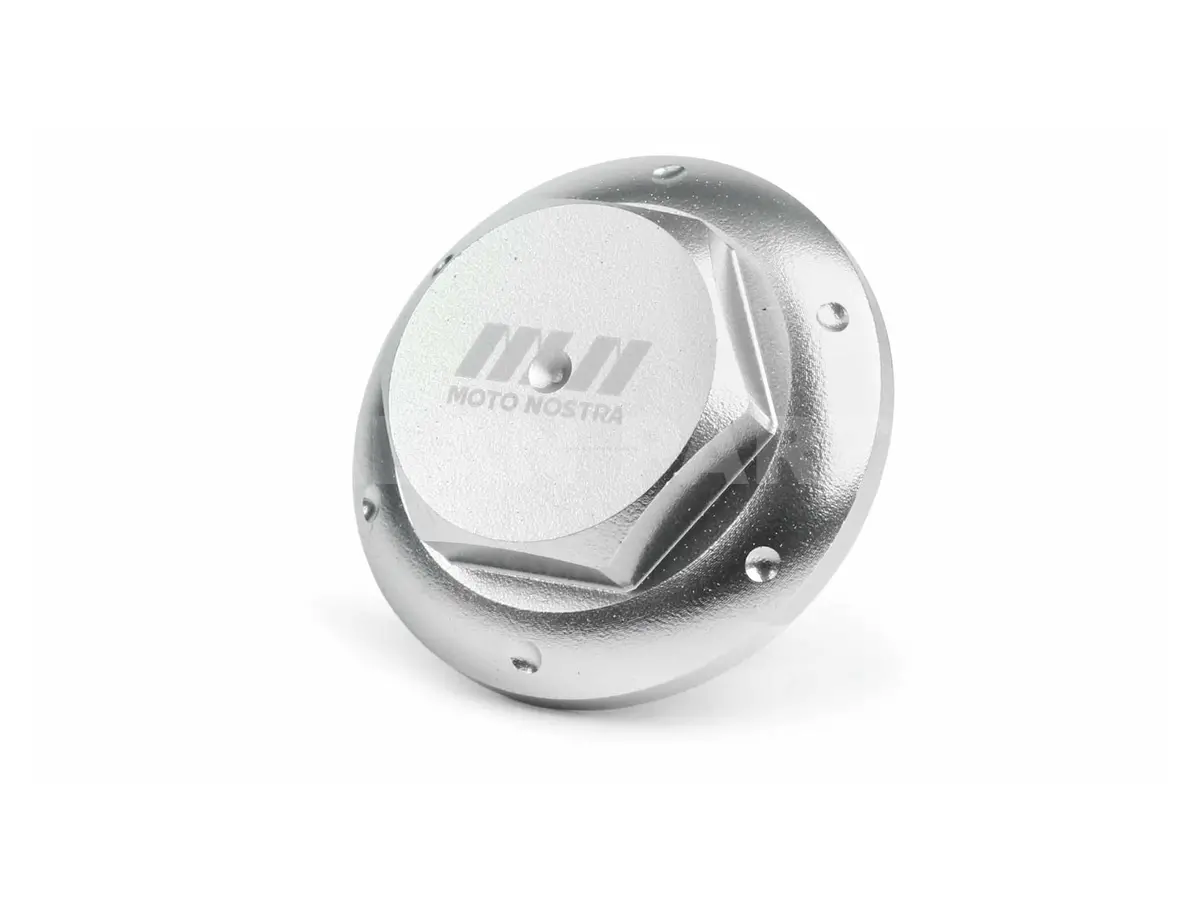 Cnc Oil Drain Plug Moto Nostra Silver | Piaggio / Vespa Models 125-500Cc 1