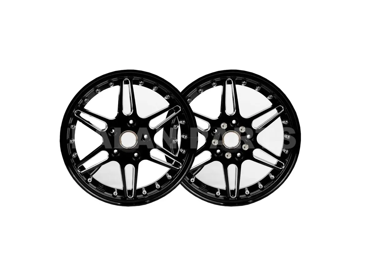 Cnc Rim Set 2.0 Gloss Black | Vespa Gts/ Gts Super 125-300Cc ('14-) 1