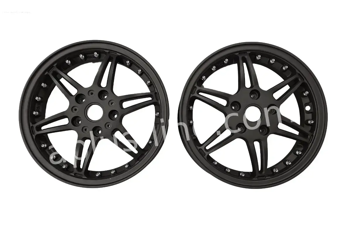 Cnc Rim Set 2.0 Matt Black | Vespa Gts/ Gts Super 125-300Cc ('14-) 1