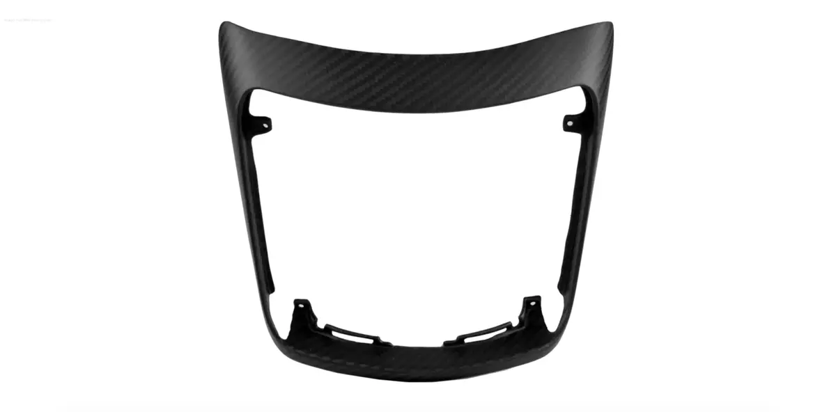 Carbon Fiber Frame Rear Light Fp Parts Matte | Vespa Gts/Gts Super 125/300Cc (`23-) 1