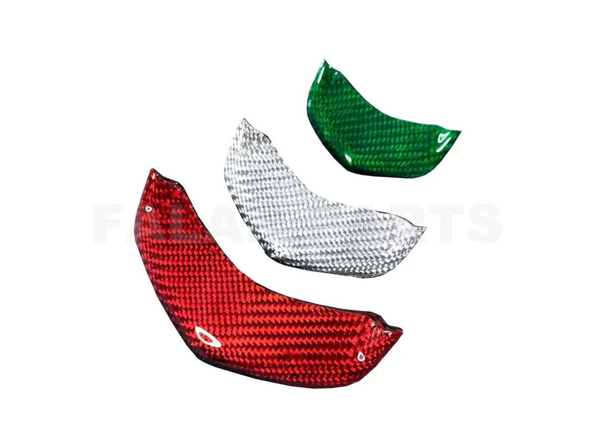 Carbon Fiber Horn Cover Inlay Tricolore | Vespa Gts/Gts Super/Gtv Hpe ('18-) 1