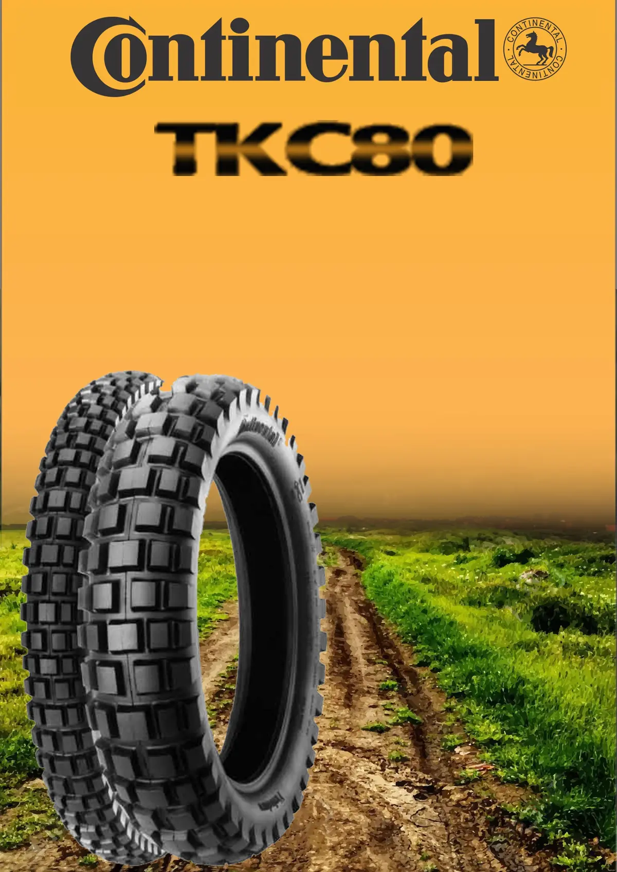 Continental Tkc80 90/90-21 & 150/70-18 Combo 1