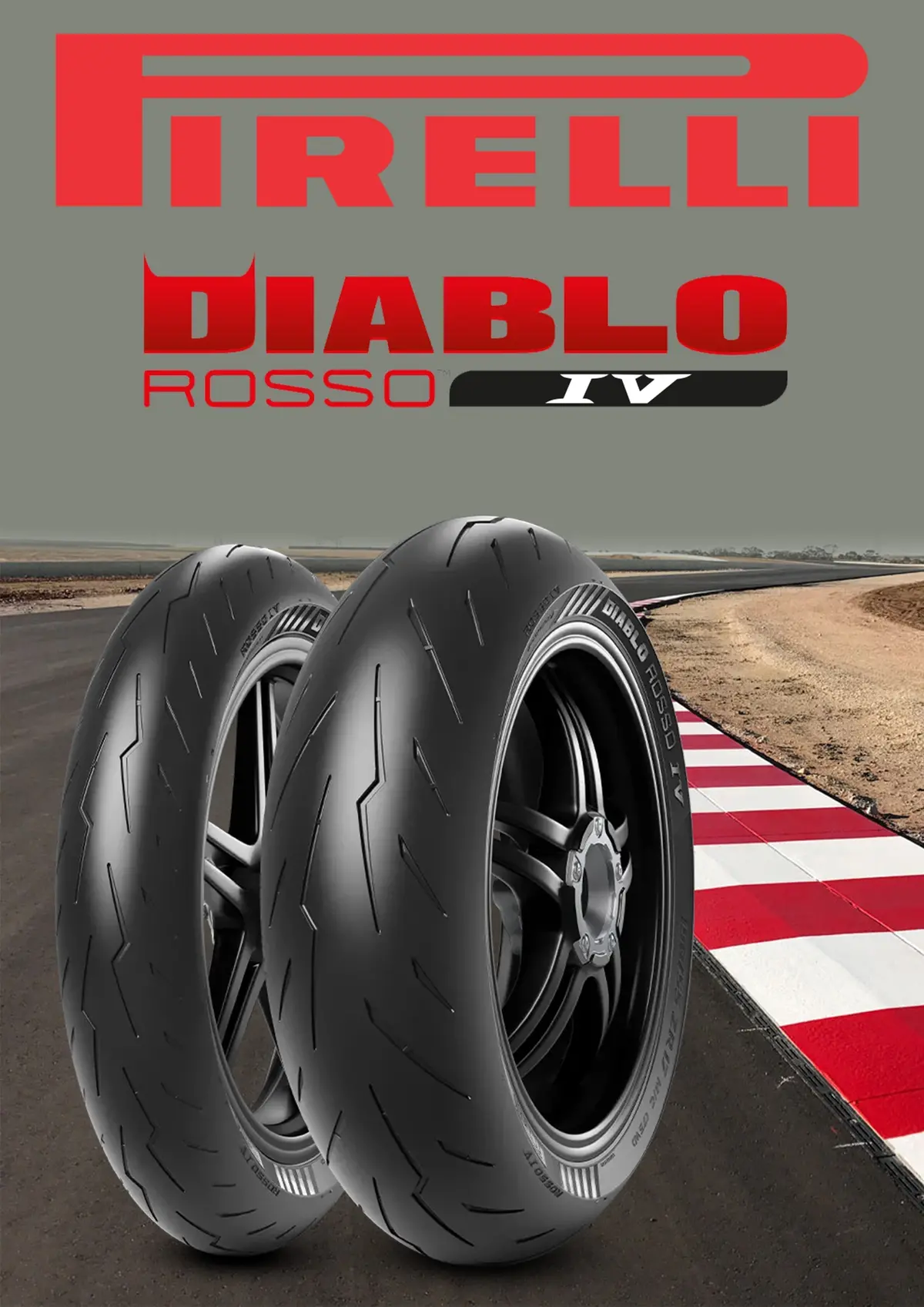 Pirelli Rosso 4 120/70-17 & 200/60-17 Combo 1