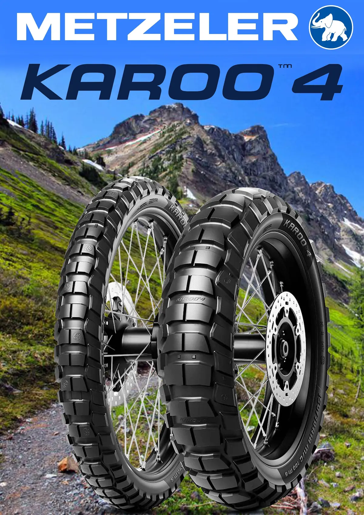 Metzeler Karoo 4 90/90-21 & 150/70-18 Combo 1