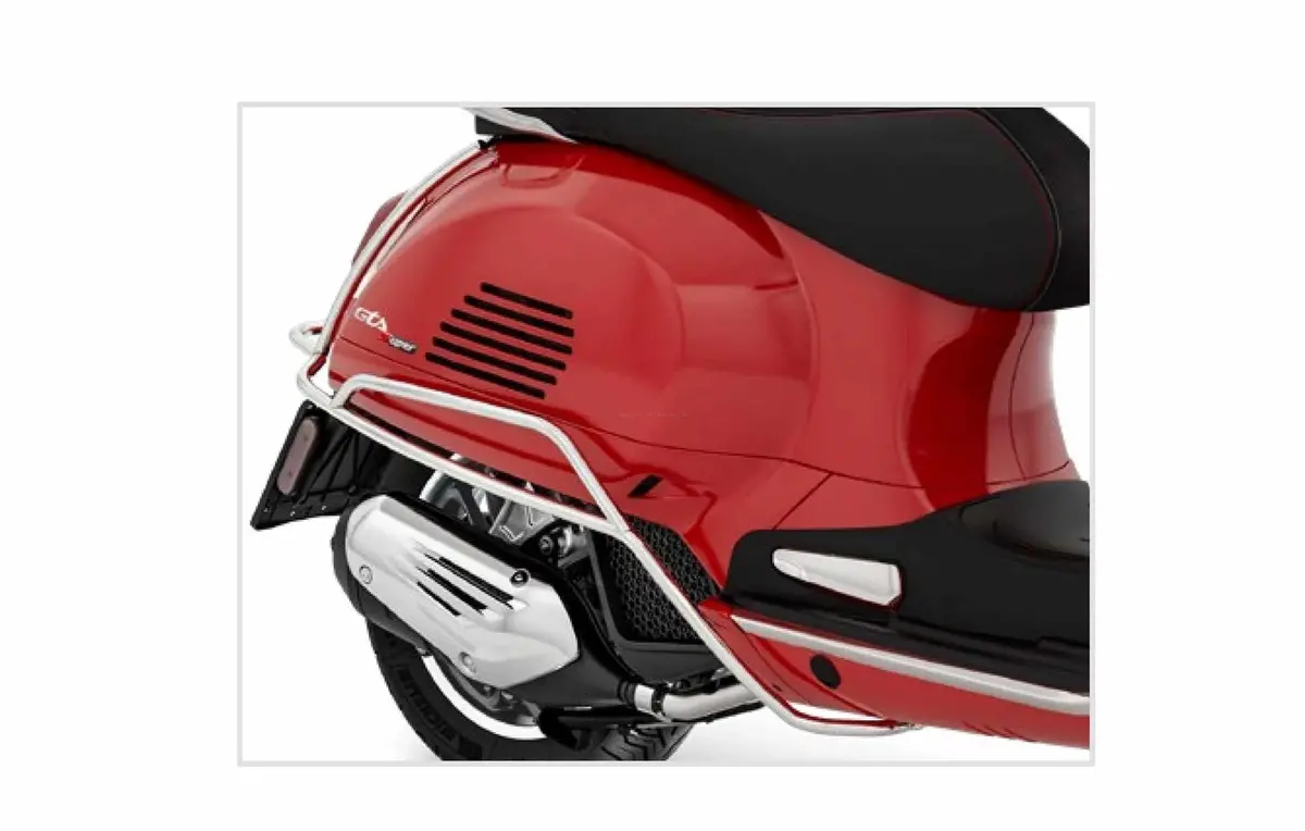 Crash Bar Piaggio Side Panel Chrome | Vespa Gts/Gts Super 125/300Cc (`23-) 1