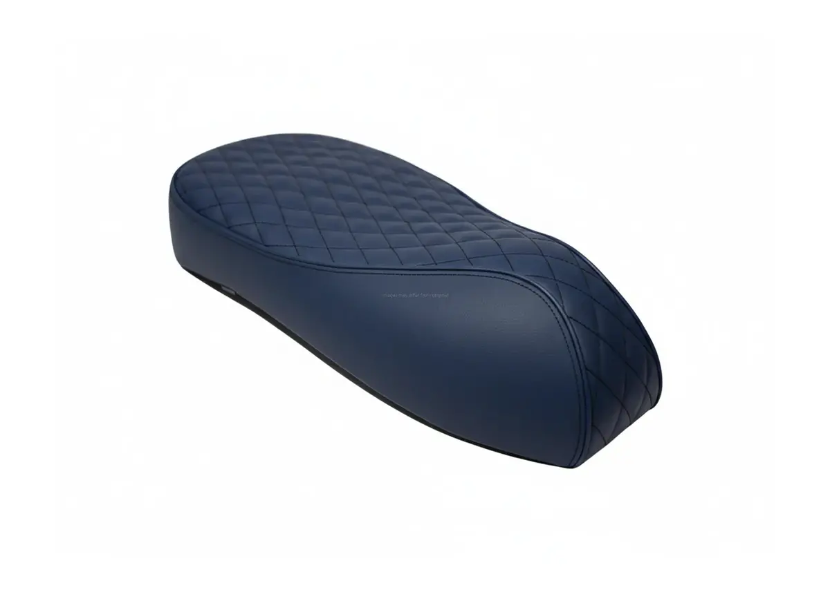 Custom Seat Black Diamond Stitch Le Mans Blue | Vespa Gts 125-310Cc ('14-) 1