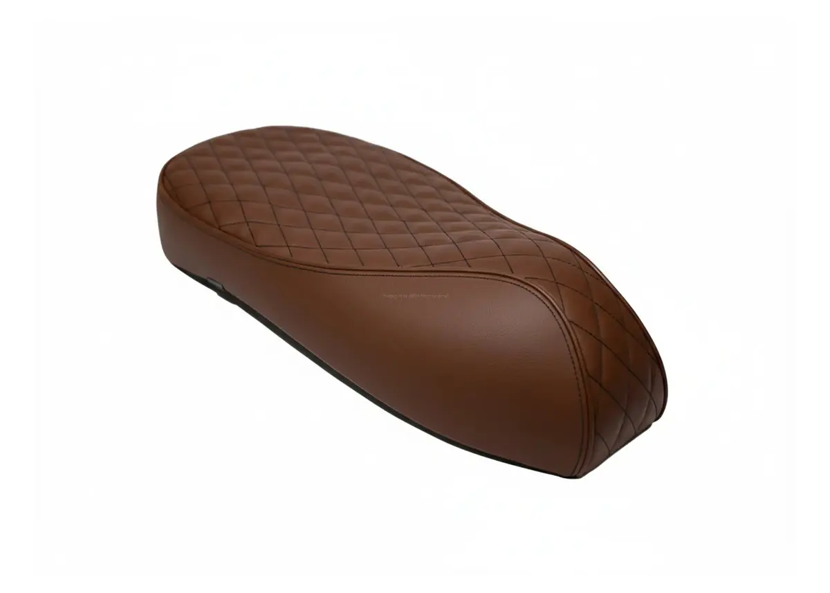 Custom Seat Black Diamond Stitch Merino Tartufo | Vespa Gts 125-310Cc ('14-) 1