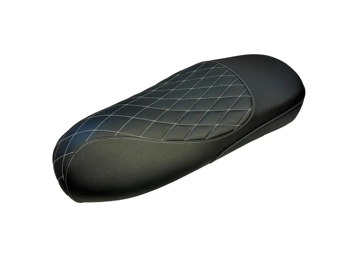 Custom Seat Black Diamond Stitch | Vespa Gts 300Cc ('14-) 1