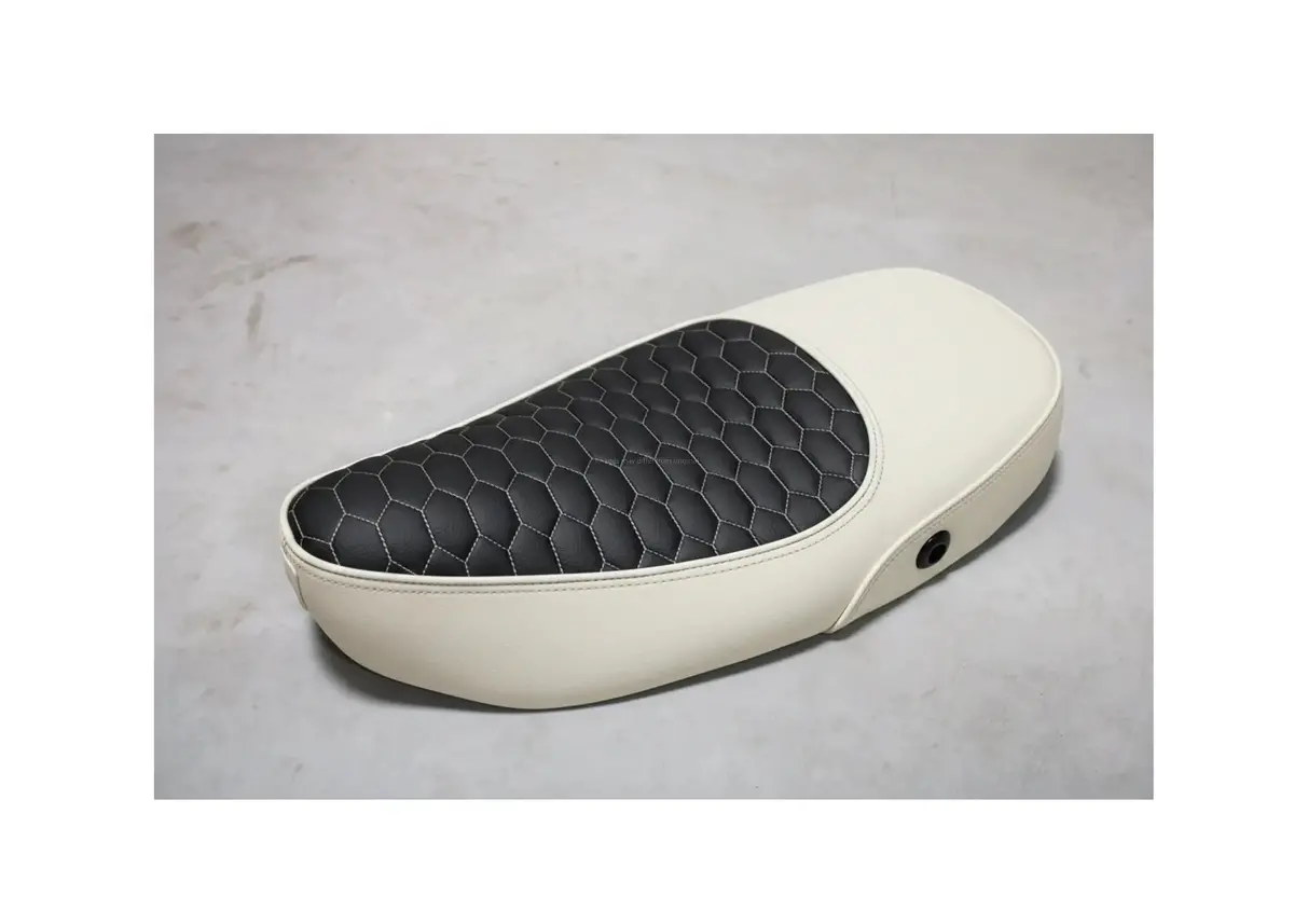 Custom Seat Deluxe Merino Elfenbeinwei | Vespa Vespa S/Lx/Lxv/ Et2-4 50-150Cc 1