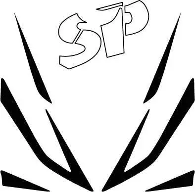 Custom Sticker Set Sp | Piaggio Zip Sp 1