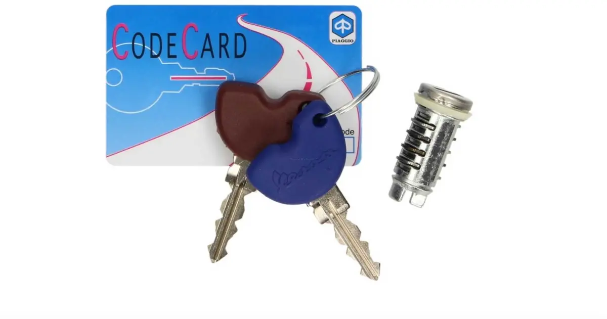 Cylinder Lock Piaggio | Vespa Gt/Gts/ Gtv/ Sprint/ Primavera 125-300Cc 1