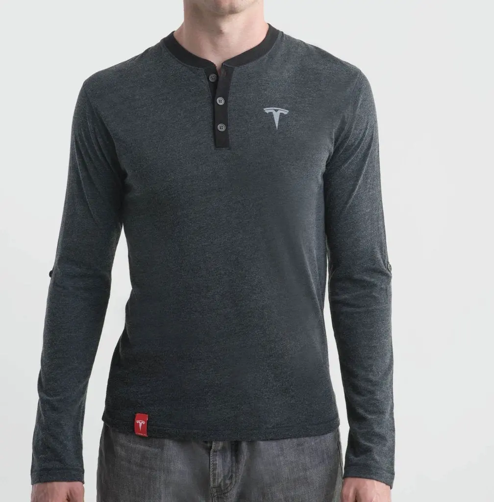 Men's Long Sleeve Henley 1