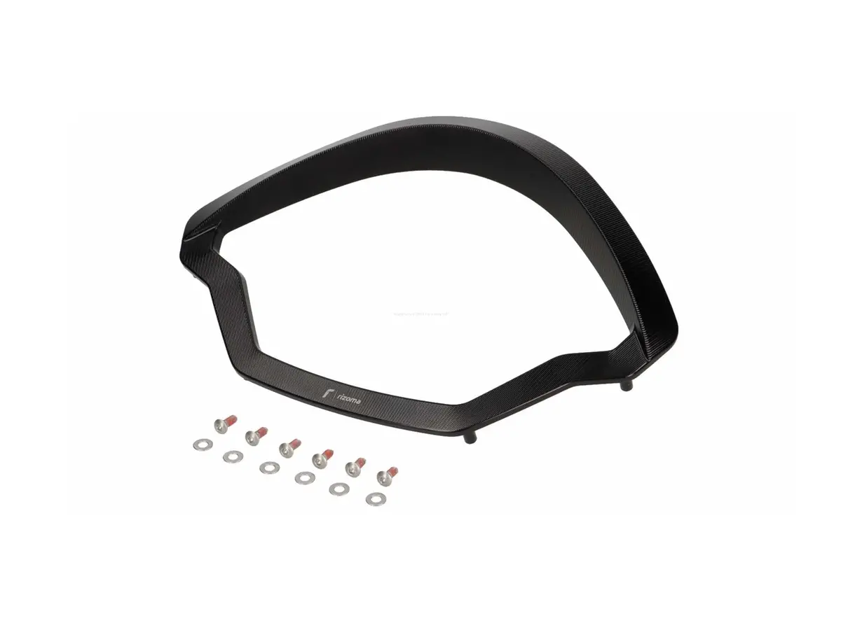 Deco Ring Speedometer Rizoma Black Cnc | Vespa Gts/Gts Super 125/300Cc (`23-) 1