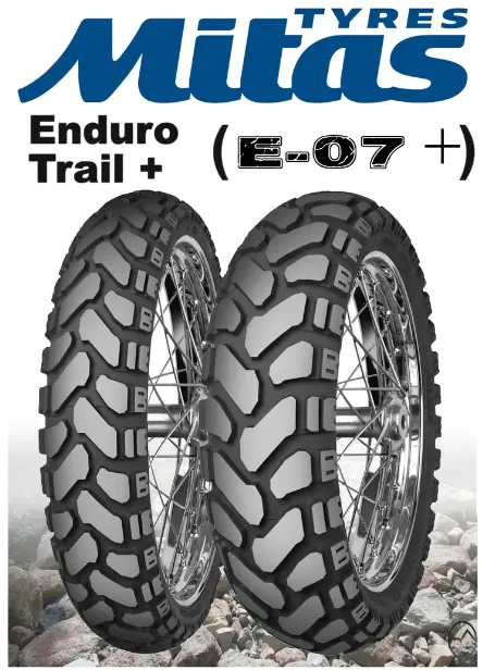 Mitas Enduro Trail+ (E 07+) 120/70-19 & 170/60-17 Combo 1