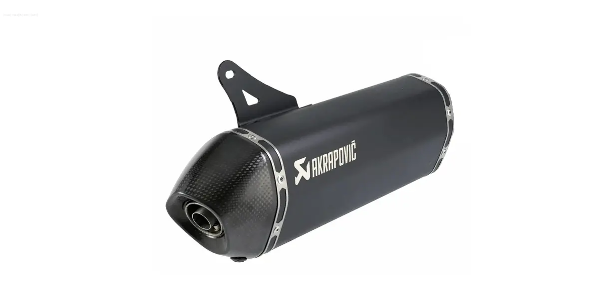 Exhaust Akrapovic Slip-On Black Edition M-Hr02702ss/11 | Vespa Gts/Gts Super/Gtv/Gt 60 125-300Cc (-'16) Euro3 1