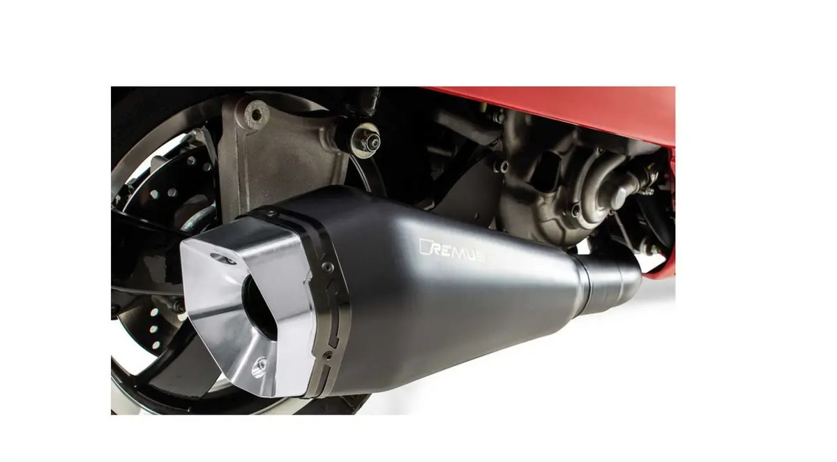 Exhaust Remus Rs Stainless Steel Black | Vespa Gts 300Cc 1