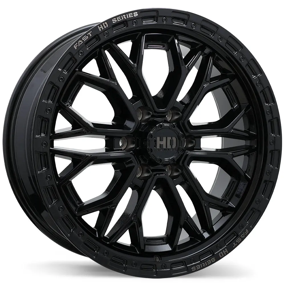 Muramasa 20X9" 6X139.7 – Gloss Black / Gloss Silver Wheels Compatible With Tesla Cybertruck 1