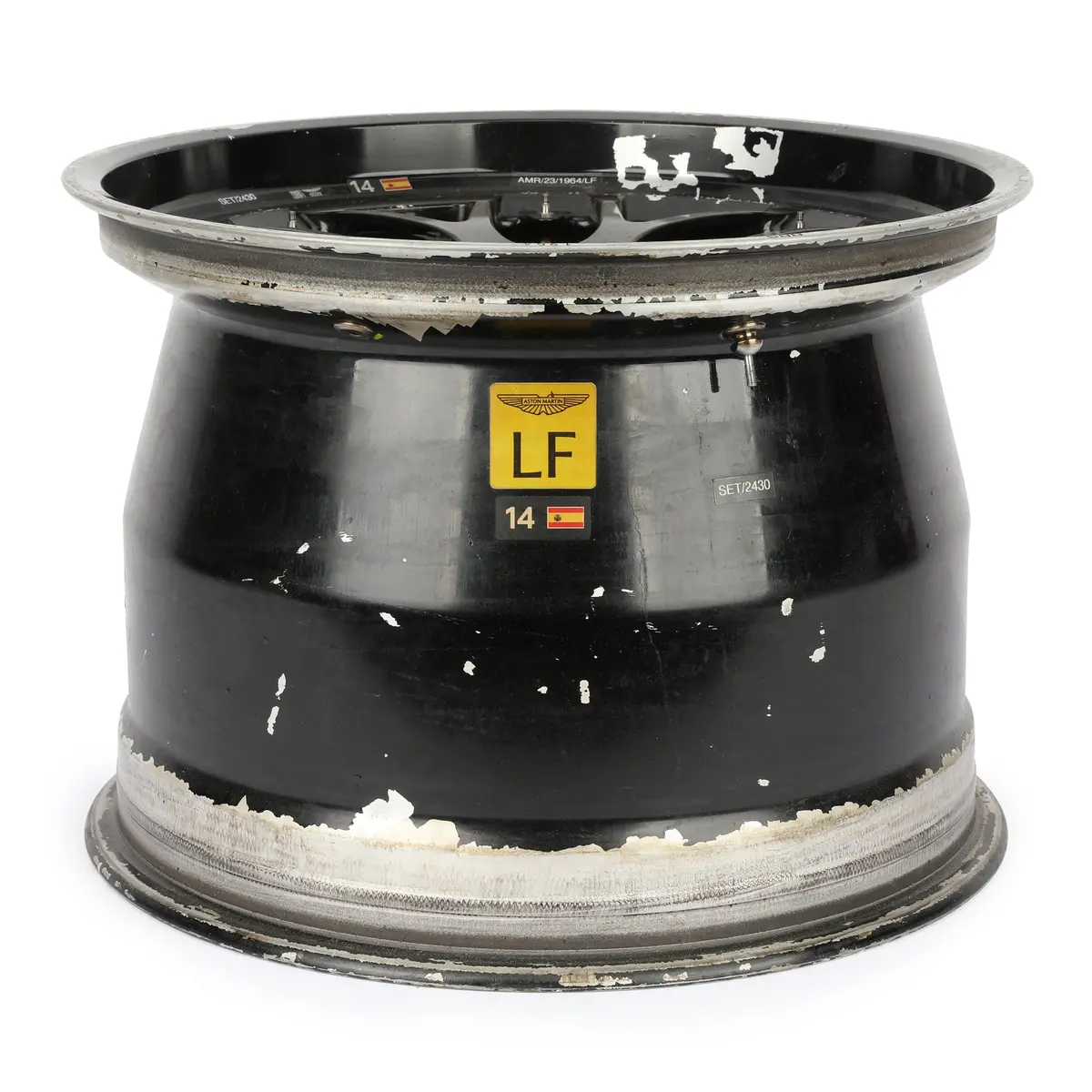 Season Launch Lot 144 - Aston Martin 2023 Fernando Alonso Front Wheel Rim 1
