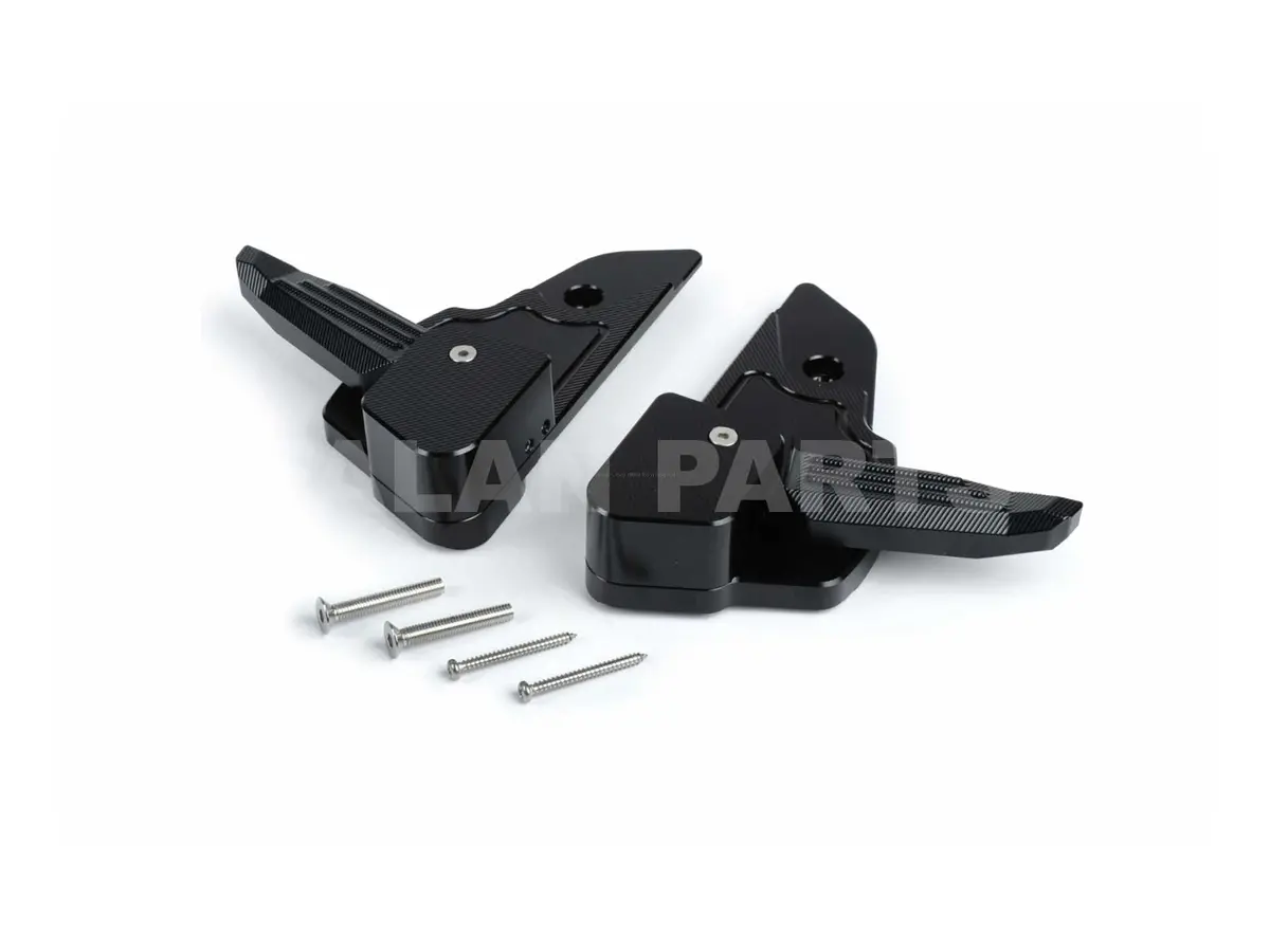 Foot Pegs Cnc Moto Nostra Gloss Black | Vespa Primavera/ Sprint 50-150Cc 1