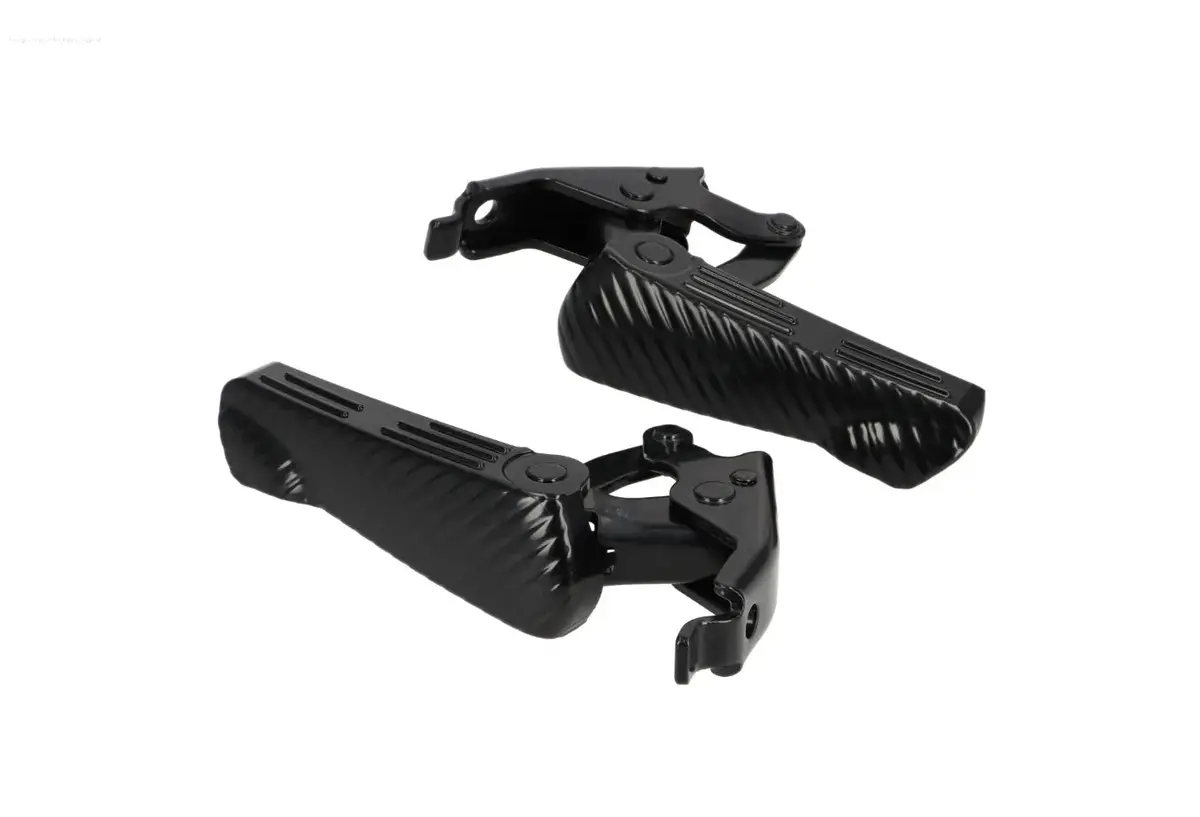 Foot Pegs Moto Nostra Cnc Gloss Black | Vespa Gt/Gtl/Gts/Gtv 125-310Cc 1