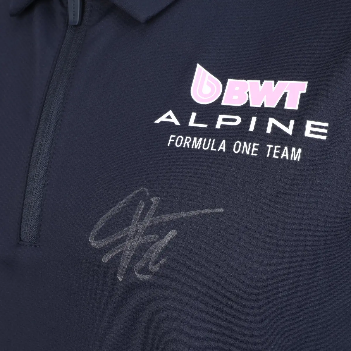 Franco Colapinto 2025 Signed Bwt Alpine Formula One® Team Polo Shirt 2