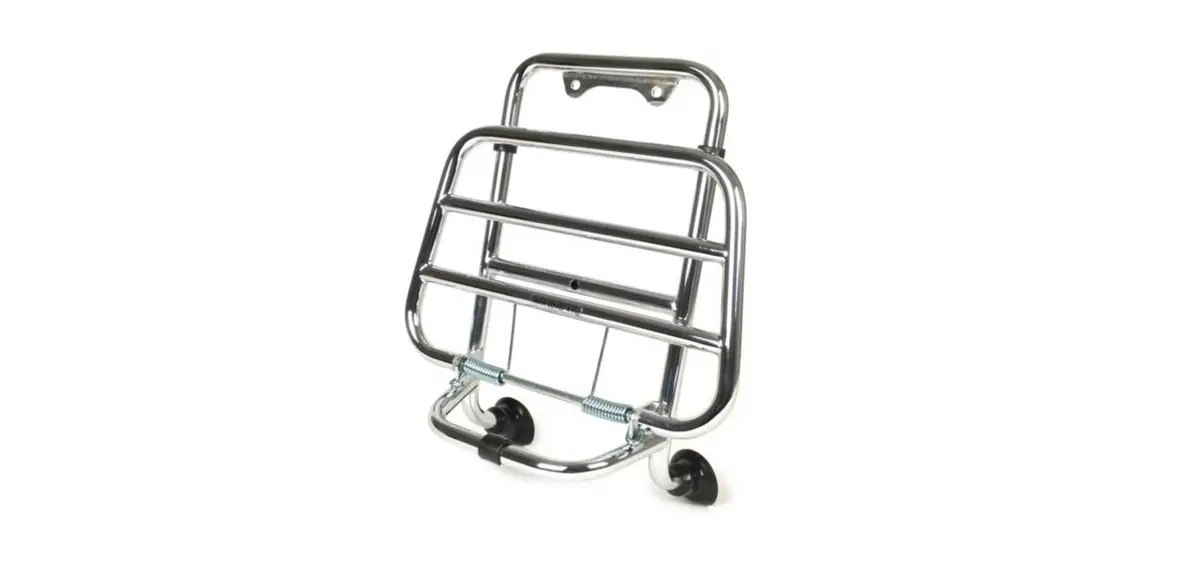 Front Carrier Fold Down Piaggio Chrome | Vespa Gt/Gts 125-300Cc 1