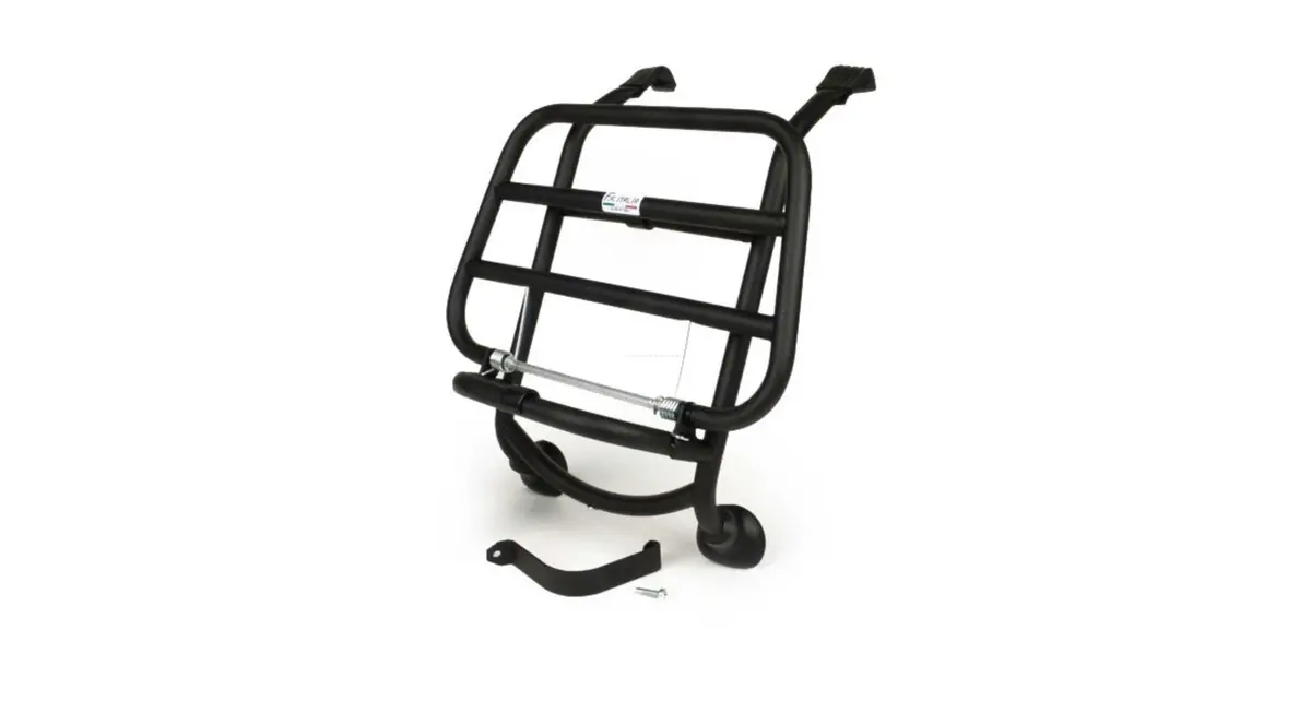 Front Rack Fold Down Fa Italia Matt Black | Vespa Gt/Gtl/Gtv/Gts 125-300Cc 1