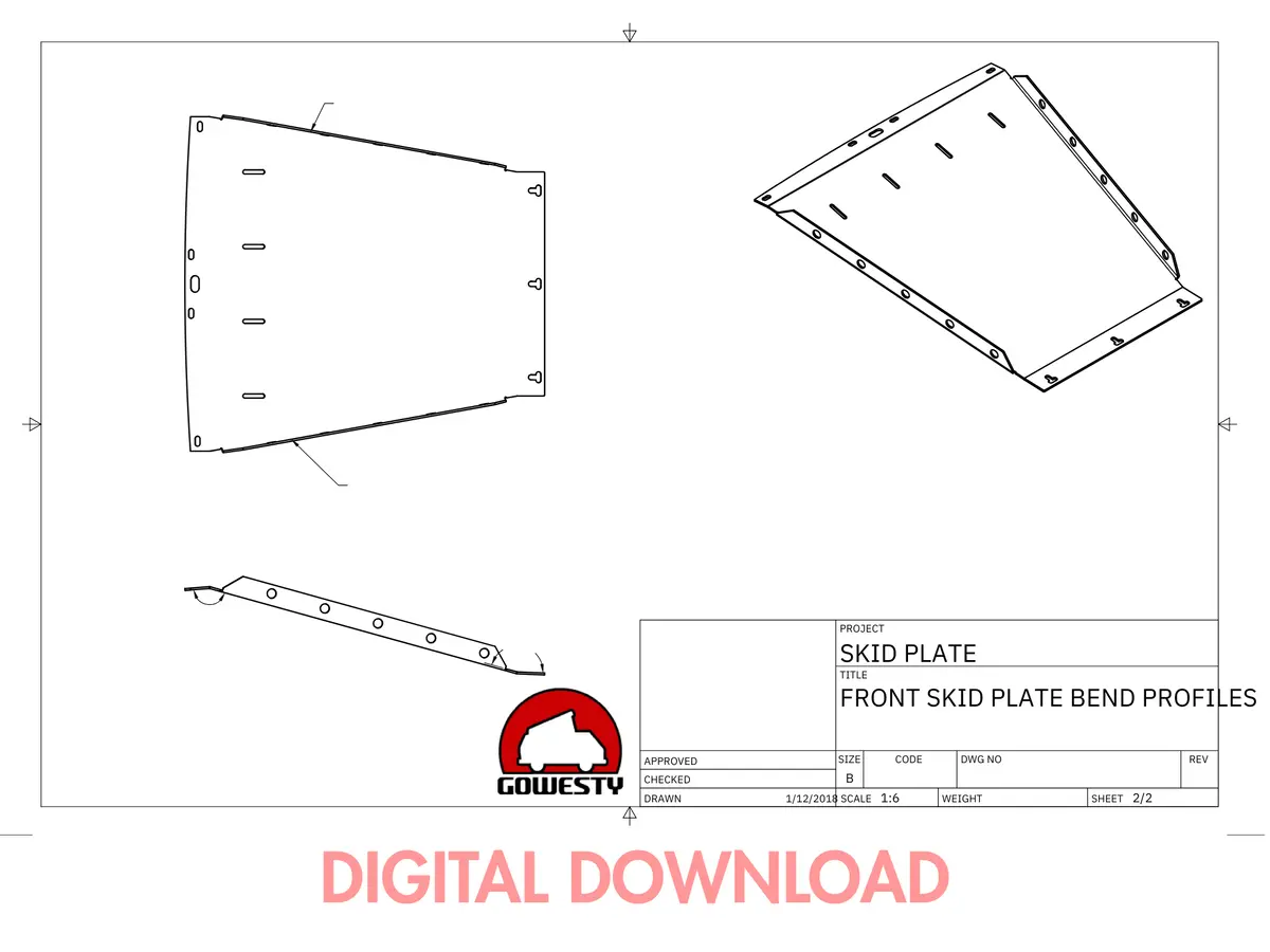 [Digital Download] Skid Plate (Front) [Vanagon] 1