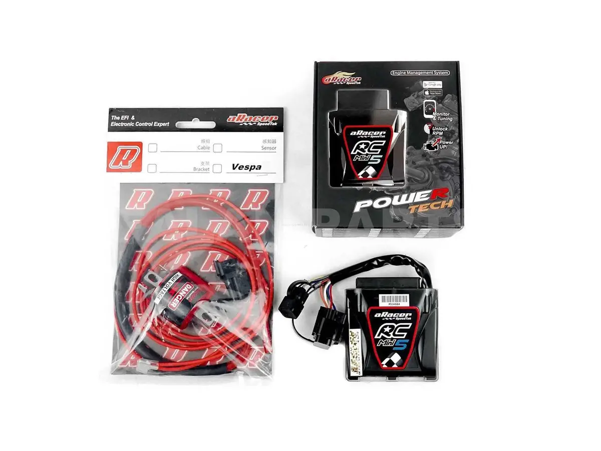 Fuel Injection Module Aracer Speedtek Rc Mini X | Vespa Primavera/Sprint 125-150Cc (`17-`20) E4 1