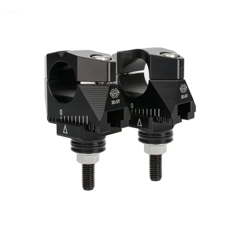 Gilles 2Dgt Adjustable Bar Mounts Black | Yamaha Mt-09 1
