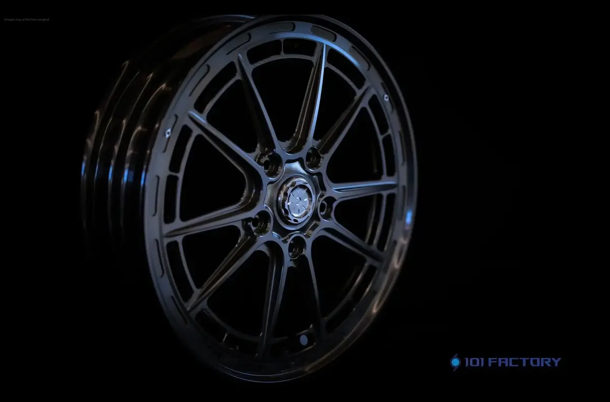 Rim Set Cnc 1O1 Factory W.R.E. Black | Vespa Gts/Gts Super/Gtv/Gt 60/Gt/Gt L 125-300Cc 1