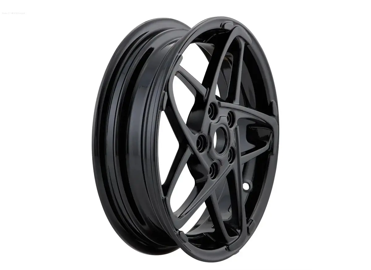 Rim Sip Mk Ii 12" Gloss Black | Vespa Gts/Gts Super/Gtv/Gt 60/Gt/Gt L 125-300Cc 1