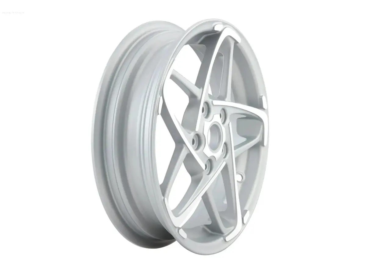 Rim Sip Mk Ii Gloss Silver 12" | Vespa Gts/Gts Super/Gtv/Gt 60/Gt/Gt L 125-300Cc 1