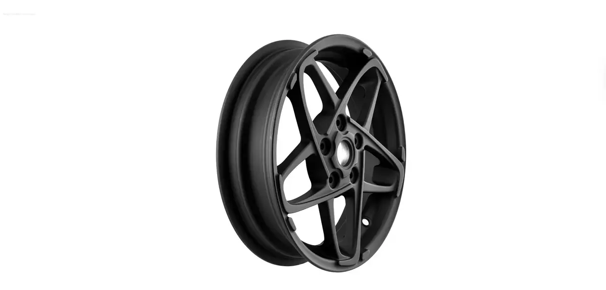 Rim Sip Mk Ii 12" Matt Black | Vespa Gts/Gts Super/Gtv/Gt 60/Gt/Gt L 125-300Cc 1