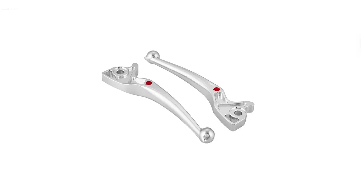 Sport Lever Set Marus Silver | Vespa Gts/Gts Super/Gtv/Gt 60/Gt/Gt L 125-300Cc (-`22) 1